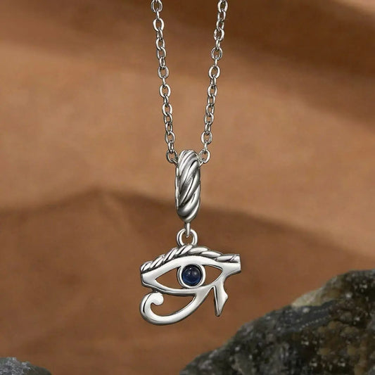 Eye of Horus Dangle Charm in Sterling Silver Kozy Lumiere