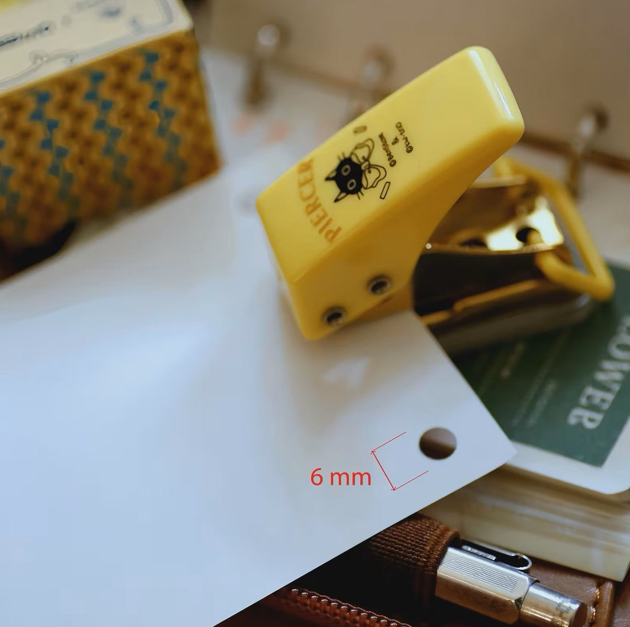 Mini Single Hole Punch for Planner and Journal Inserts