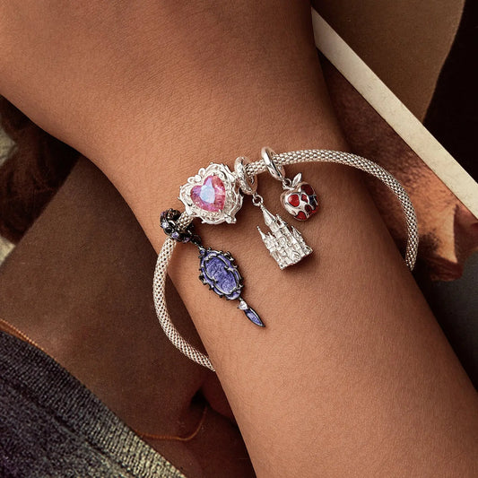 Magic Castle Dangle Charm in Sterling Silver Kozy Lumiere