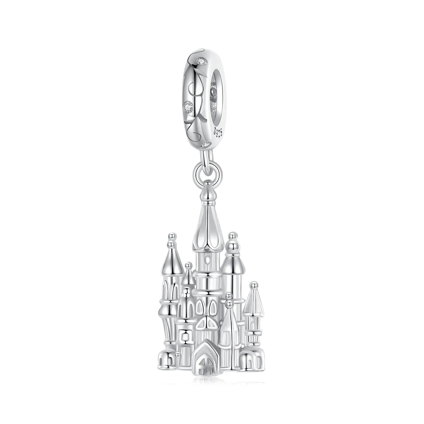 Magic Castle Dangle Charm in Sterling Silver Kozy Lumiere
