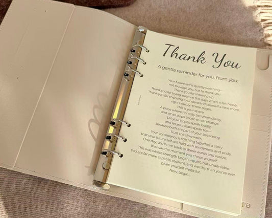 A5 planner and journal pages for Kozy Lumiere planner size guide