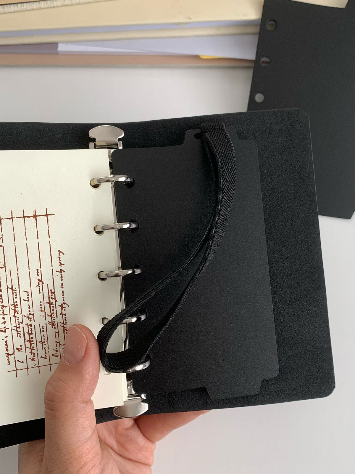 M5 journal divider accessory for ring binder planner organization