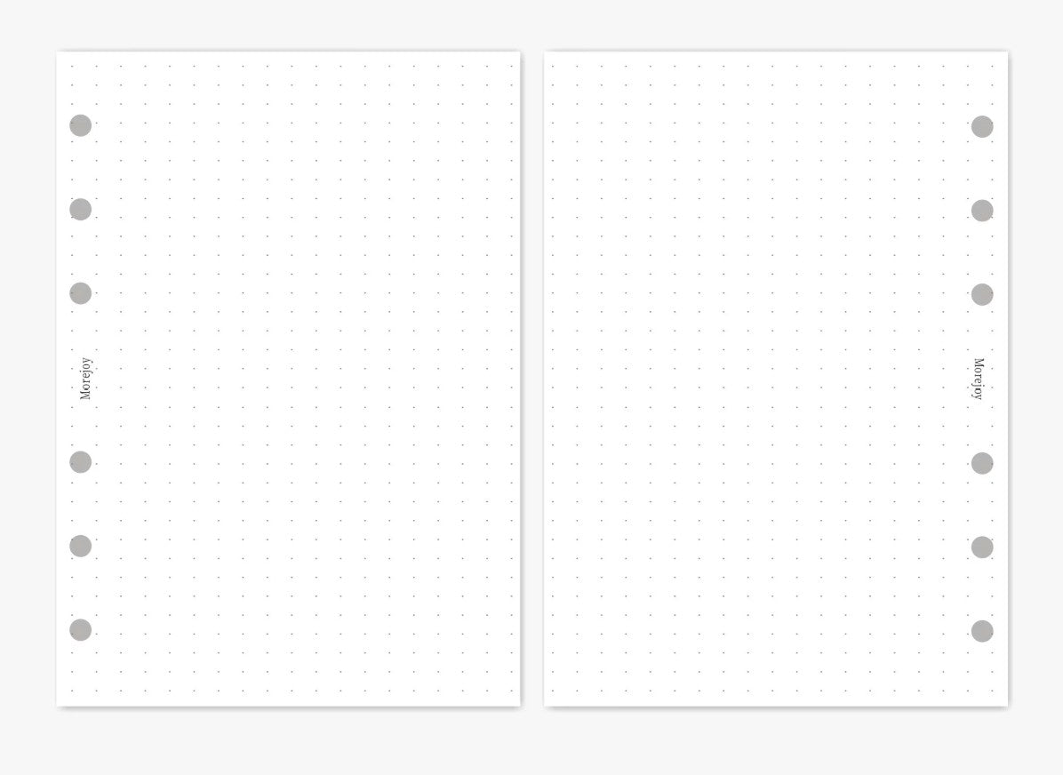 Personal Size Planner Insert Refill — Blank + Timeline + Daily/Weekly/Monthly Pages — 120gsm, 95 × 173 mm