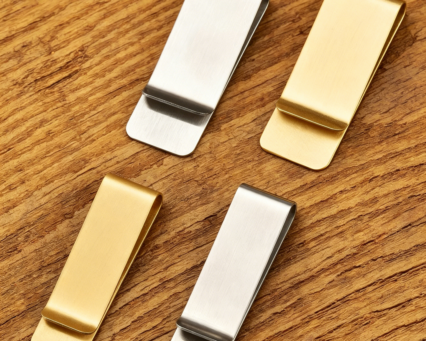 Stainless Steel or Brass Pen Clip | Vintage Metal Pen Holder for Traveler's Notebook