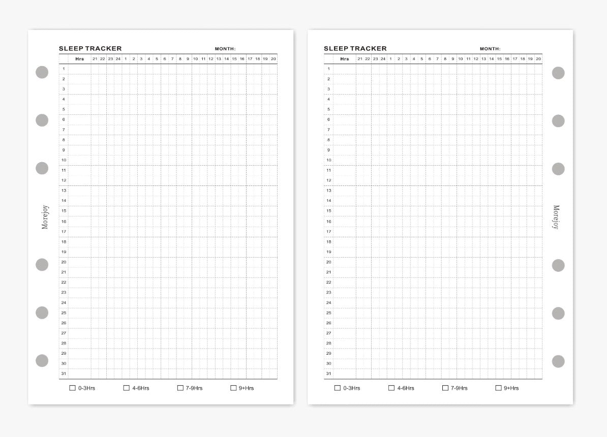 Personal Size Planner Insert Refill — Blank + Timeline + Daily/Weekly/Monthly Pages — 120gsm, 95 × 173 mm