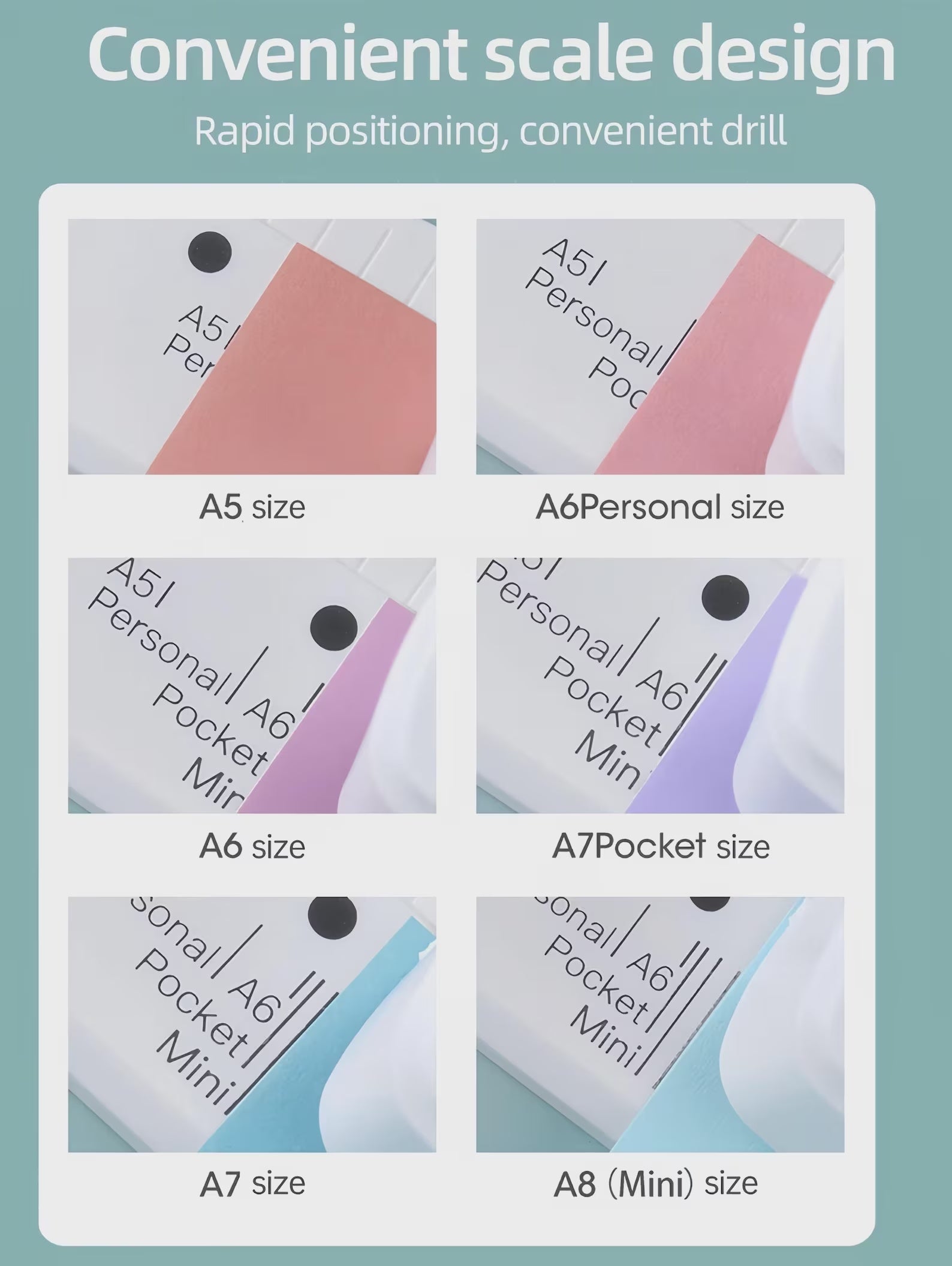 Precision Hole Puncher for Journals, Planners and Craft Projects