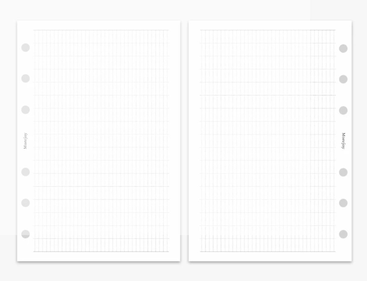 A6 Planner Insert Refill — Blank + Timeline + Daily/Weekly/Monthly Pages — 120gsm, 105 × 148 mm