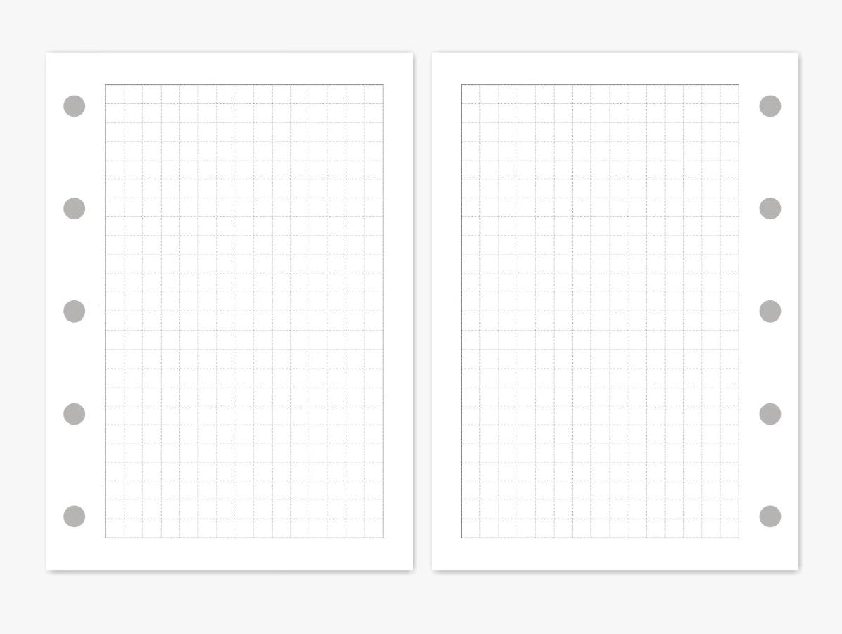 M5/A8 Planner Insert Refill — Blank + Timeline + Daily/Weekly/Monthly Pages — 120gsm, 74 × 105 mm