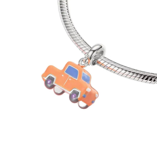 Car Dangle Charm in Sterling Silver Kozy Lumiere