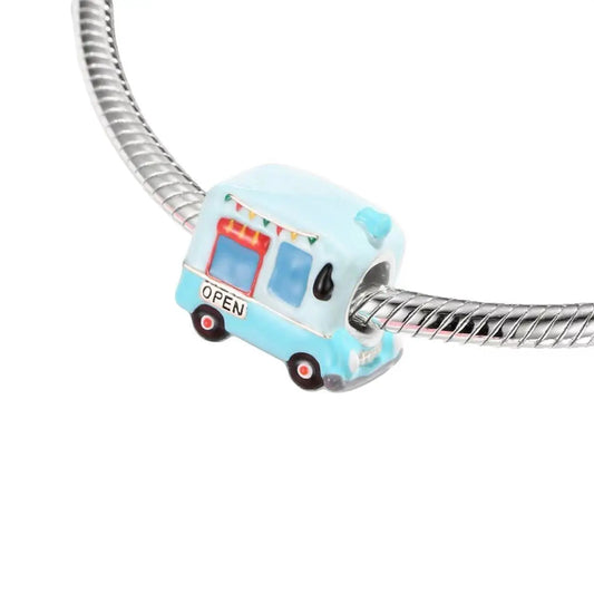 Shop Van Charm Bead in Sterling Silver Kozy Lumiere