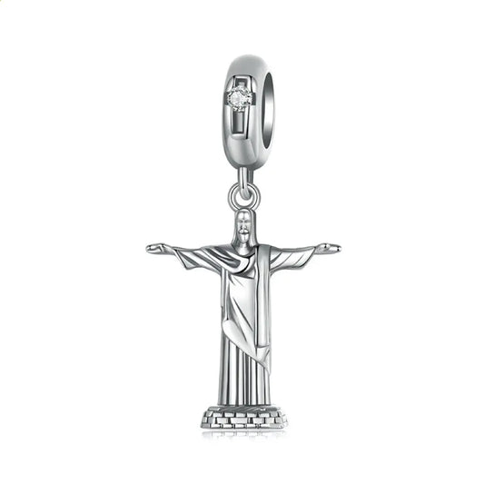 Jesus Dangle Charm in Sterling Silver Kozy Lumiere
