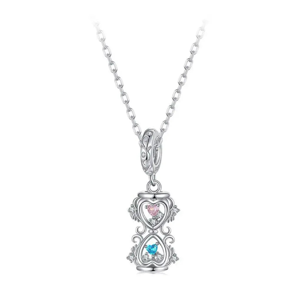 Hourglass Dangle Charm in Sterling Silver Kozy Lumiere