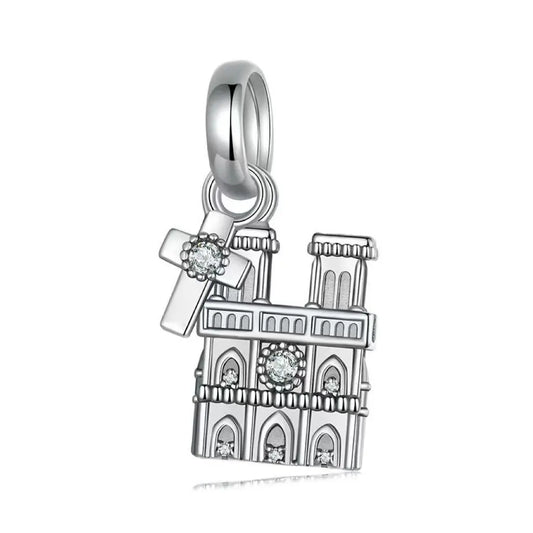 Notre-Dame de Paris Dangle Charm in Sterling Silver Kozy Lumiere