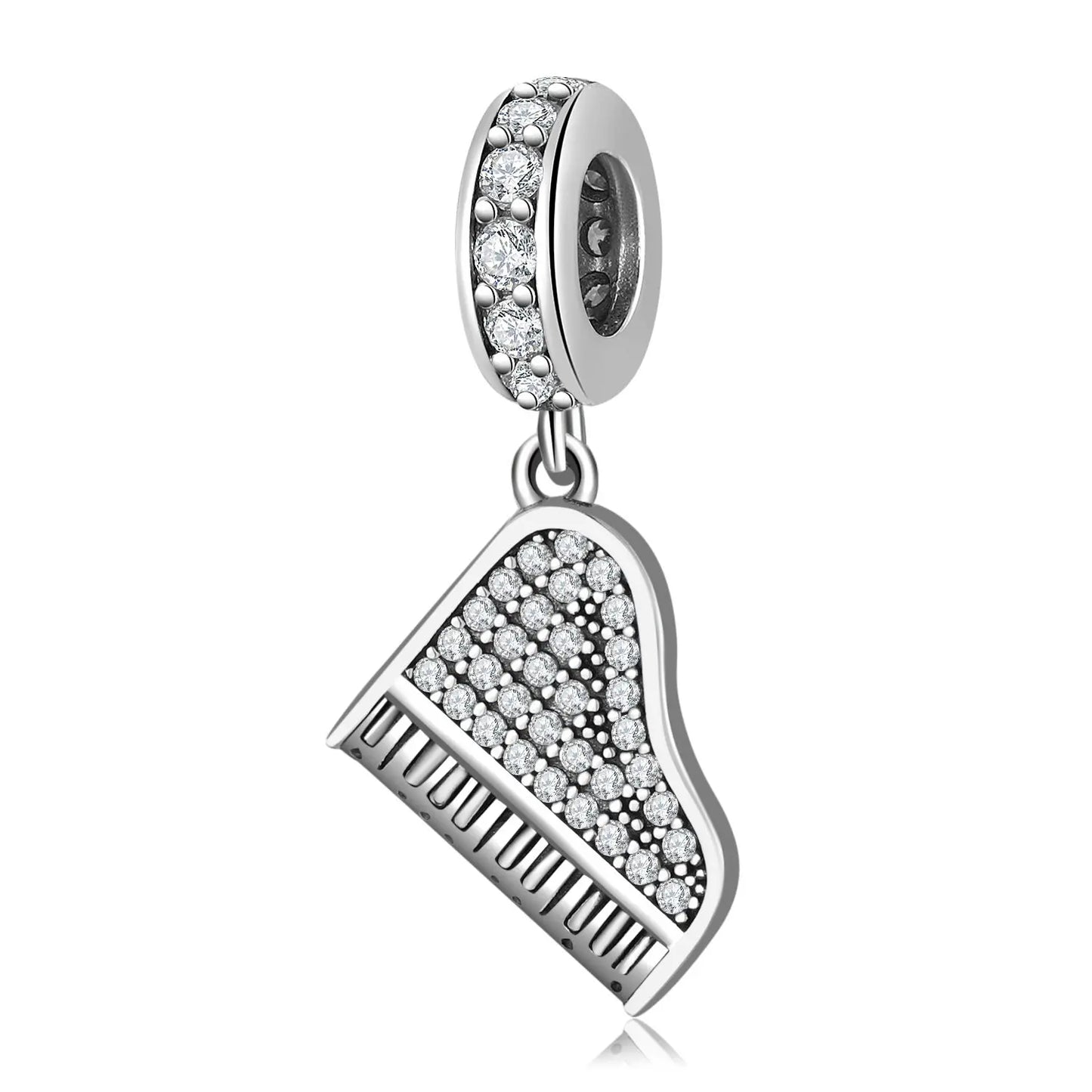 Piano Dangle Charm in Sterling Silver Kozy Lumiere