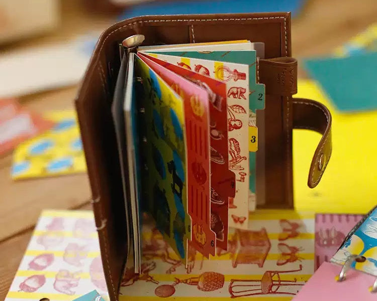 Vintage Binder Divider Index Paper for Journals and Planners