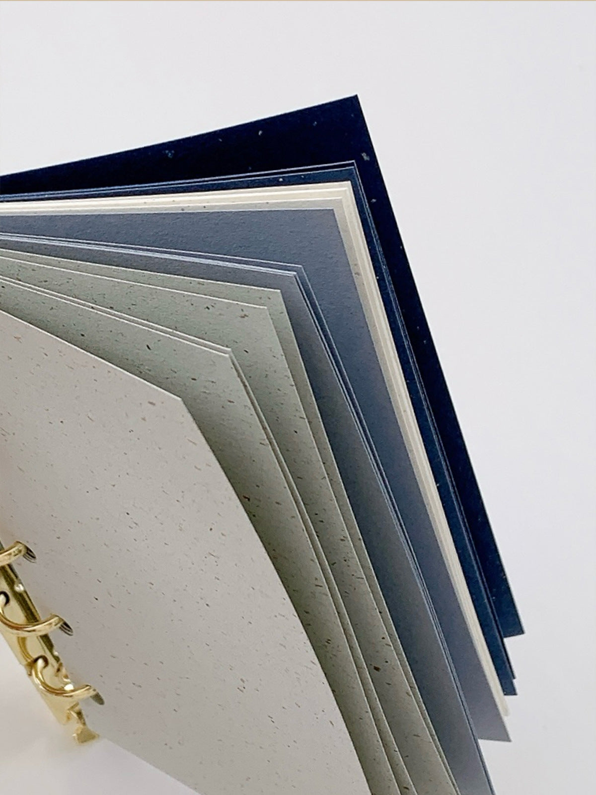 Sea Blue planner paper detail for ring binder notebooks and journal spreads