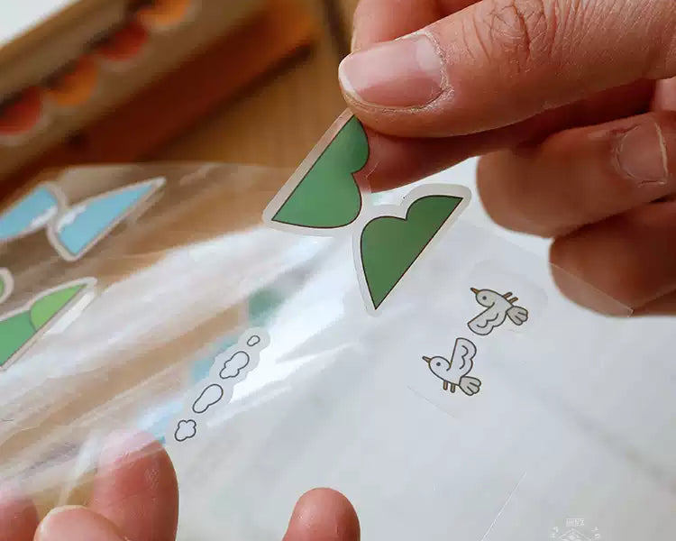 Forest Style Decorative Index Tab Stickers for Journals