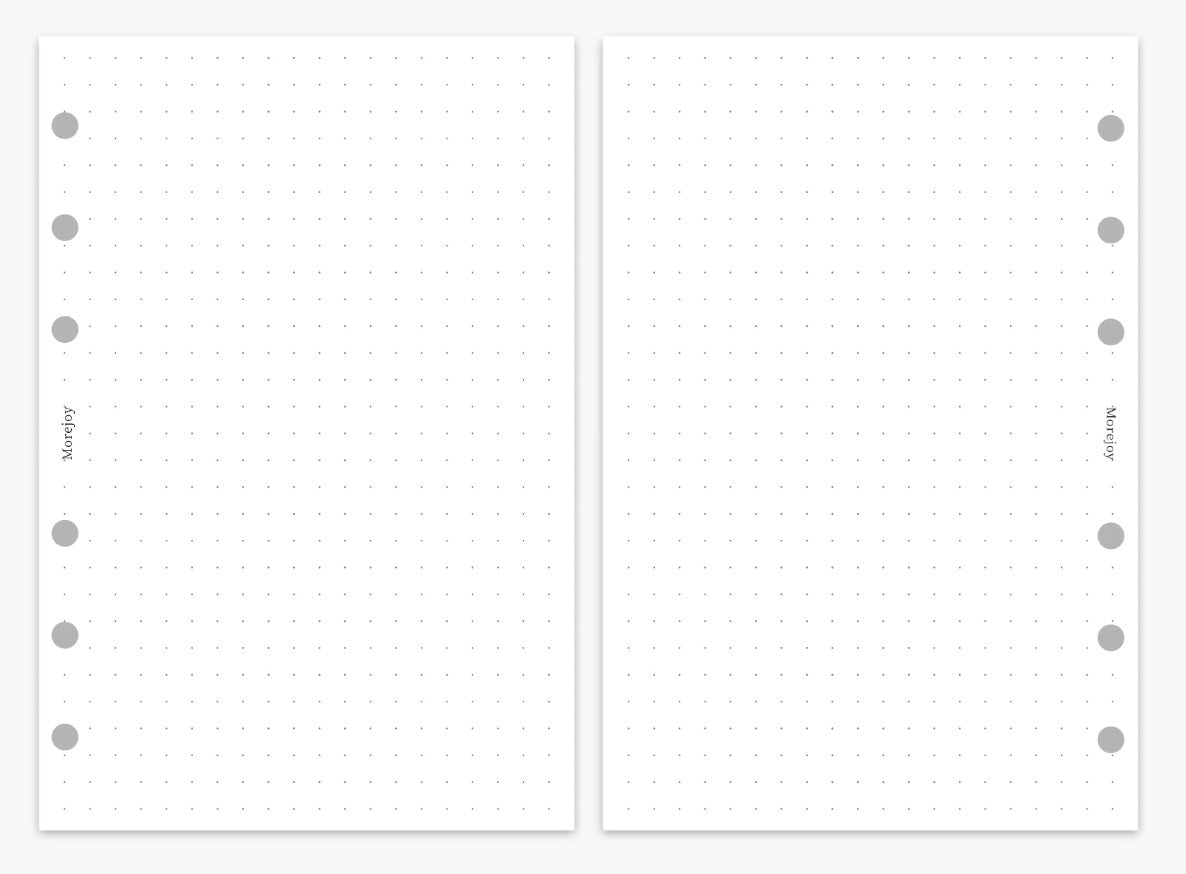 A6 Planner Insert Refill — Blank + Timeline + Daily/Weekly/Monthly Pages — 120gsm, 105 × 148 mm
