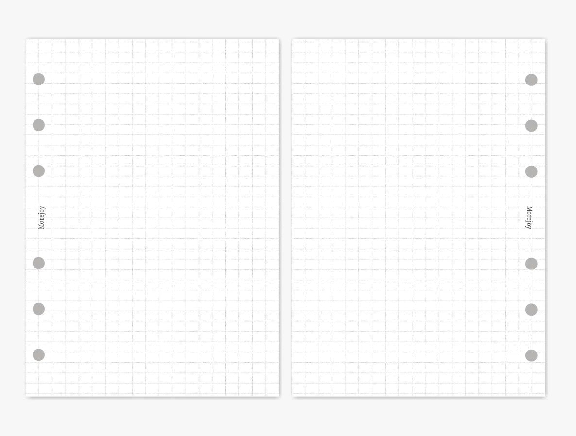 Personal Size Planner Insert Refill — Blank + Timeline + Daily/Weekly/Monthly Pages — 120gsm, 95 × 173 mm