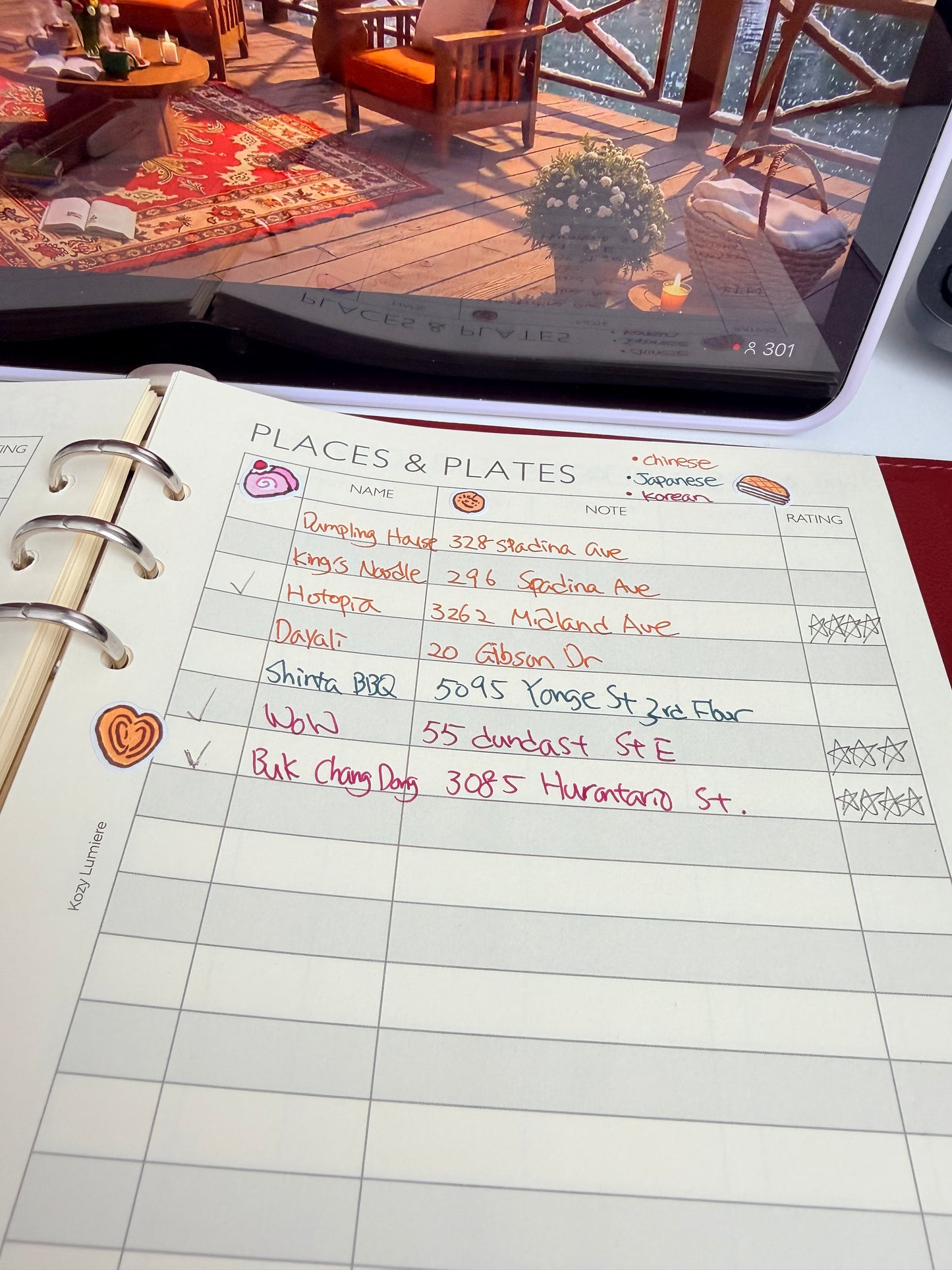 Mindful Living Planner Kit: A5 Awareness Journal & Planner Insert Pages BROWN
