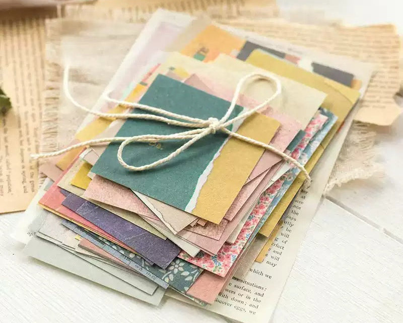 Cottage Garden Vintage Collage Paper for Journaling and Scrapbooking