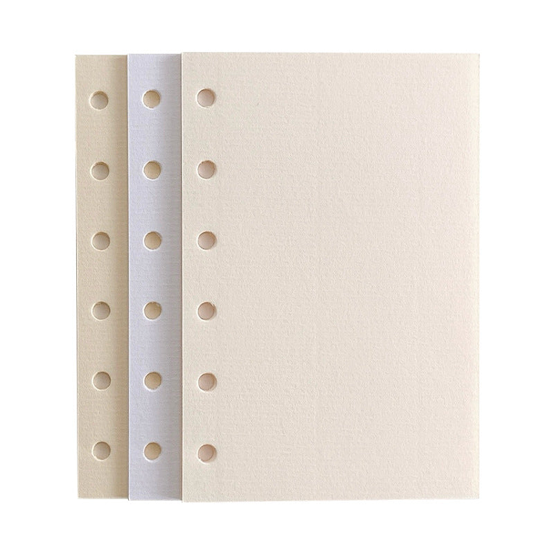 Blank planner paper refills for notebooks binders and stationery crafts