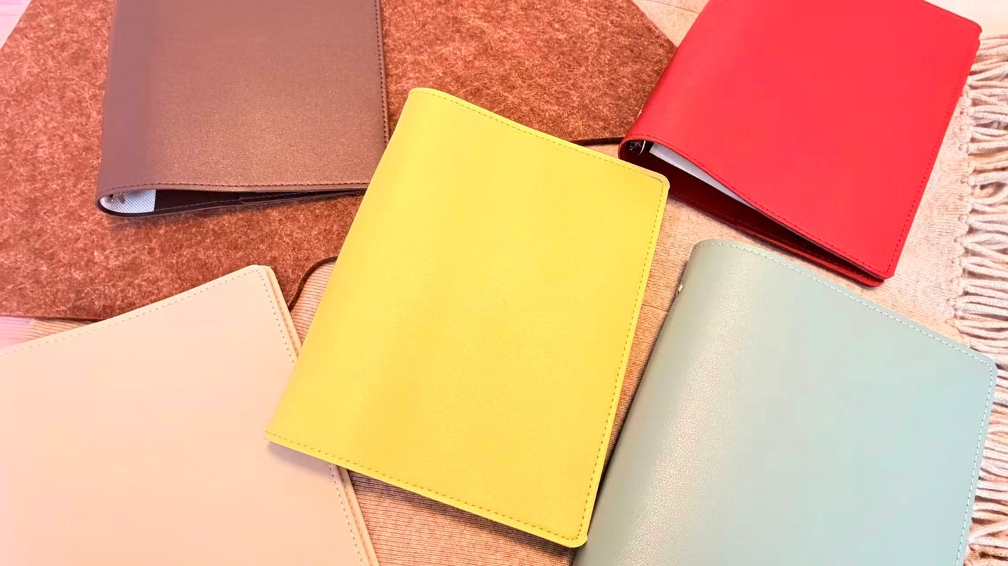 Mindful Living Planner Kit: A5 Awareness Journal & Planner Insert Pages WHITE
