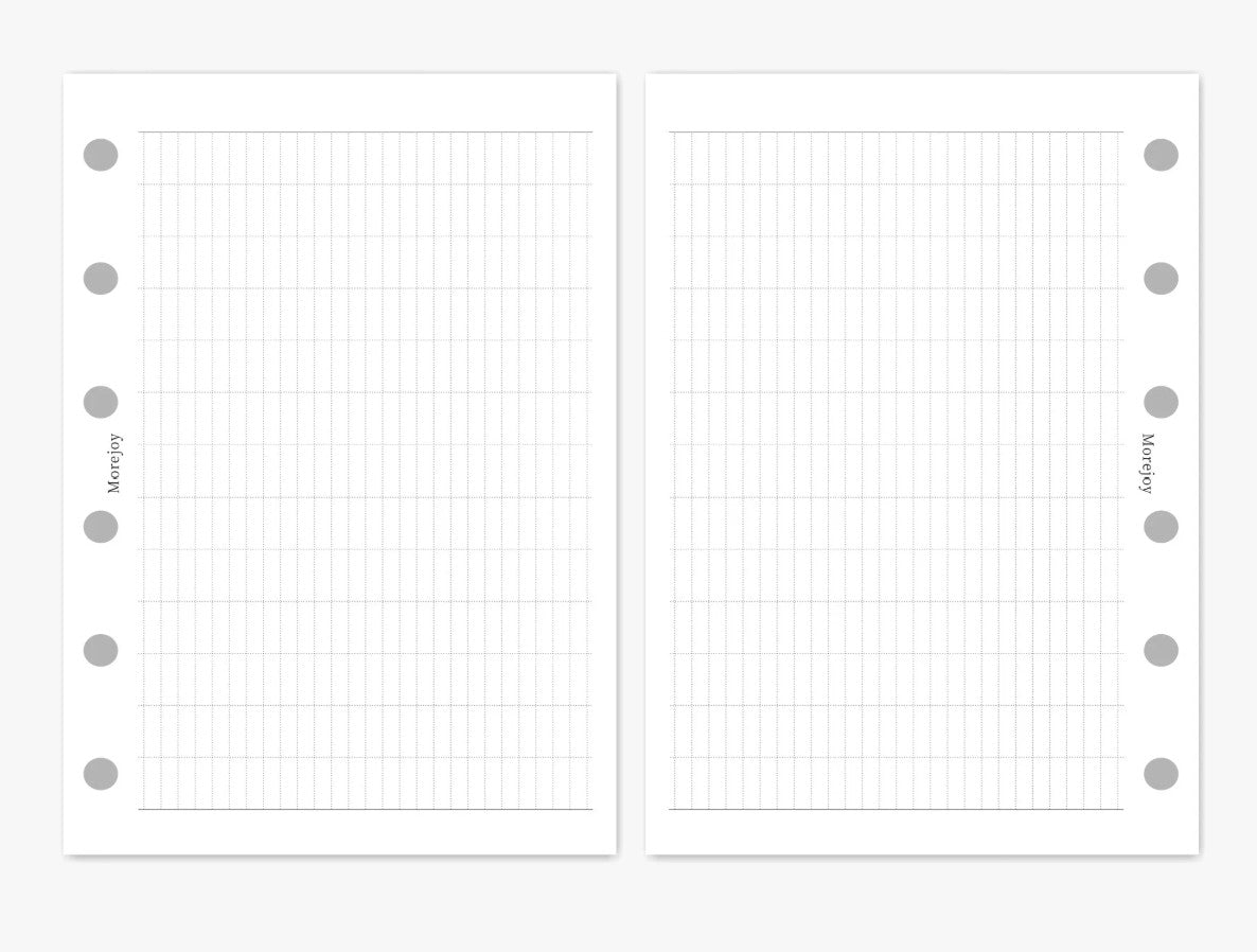 A7 Pocket Size Planner Insert Refill — Blank + Timeline + Daily/Weekly/Monthly Pages — 120gsm, 80 × 120 mm