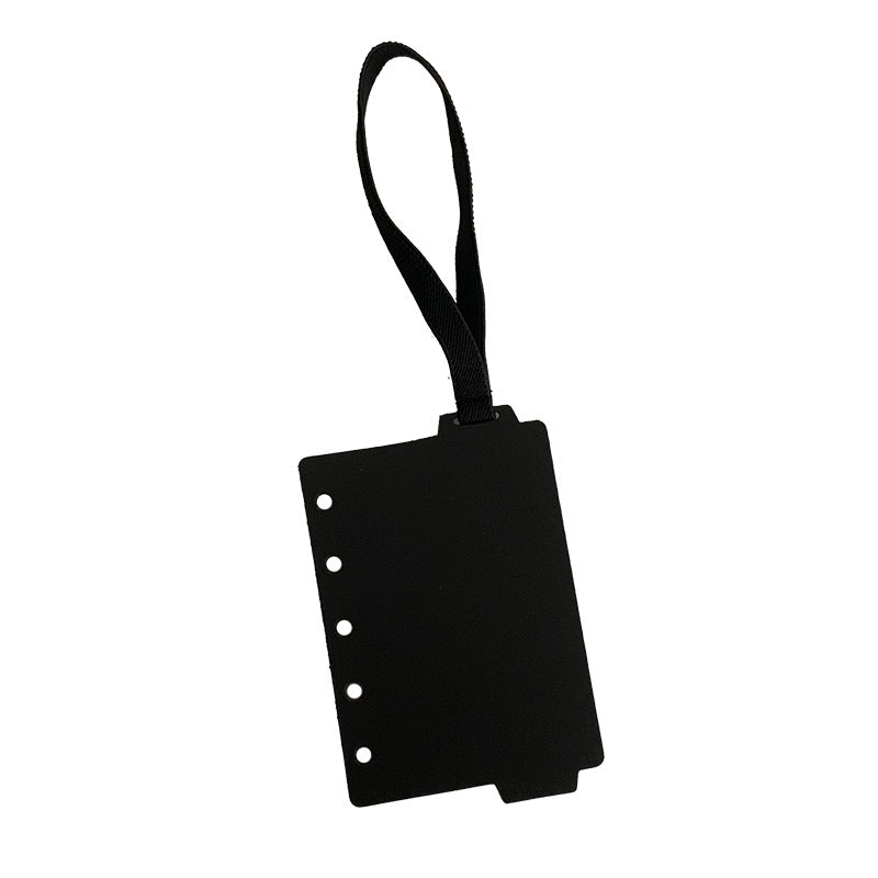 Mini ring binder strap divider page for M5 planners and daily journaling