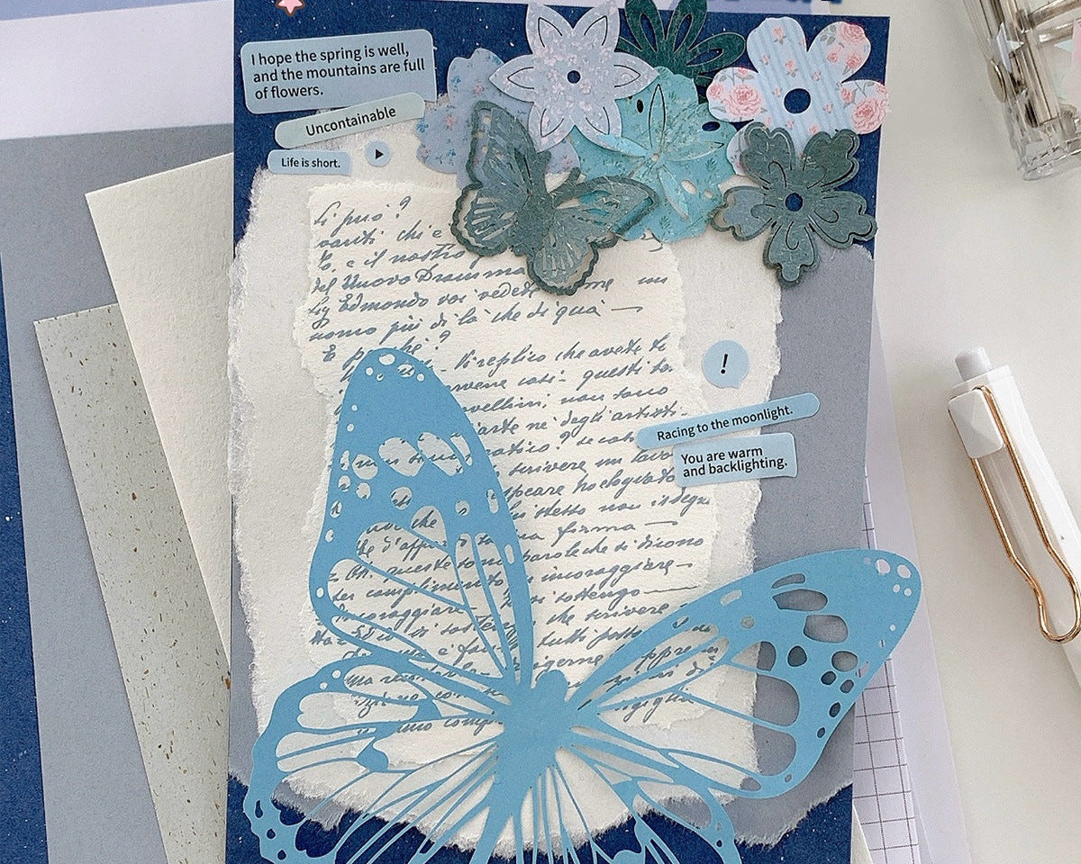 Sea Blue series planner refill paper for journaling organization and creative notes