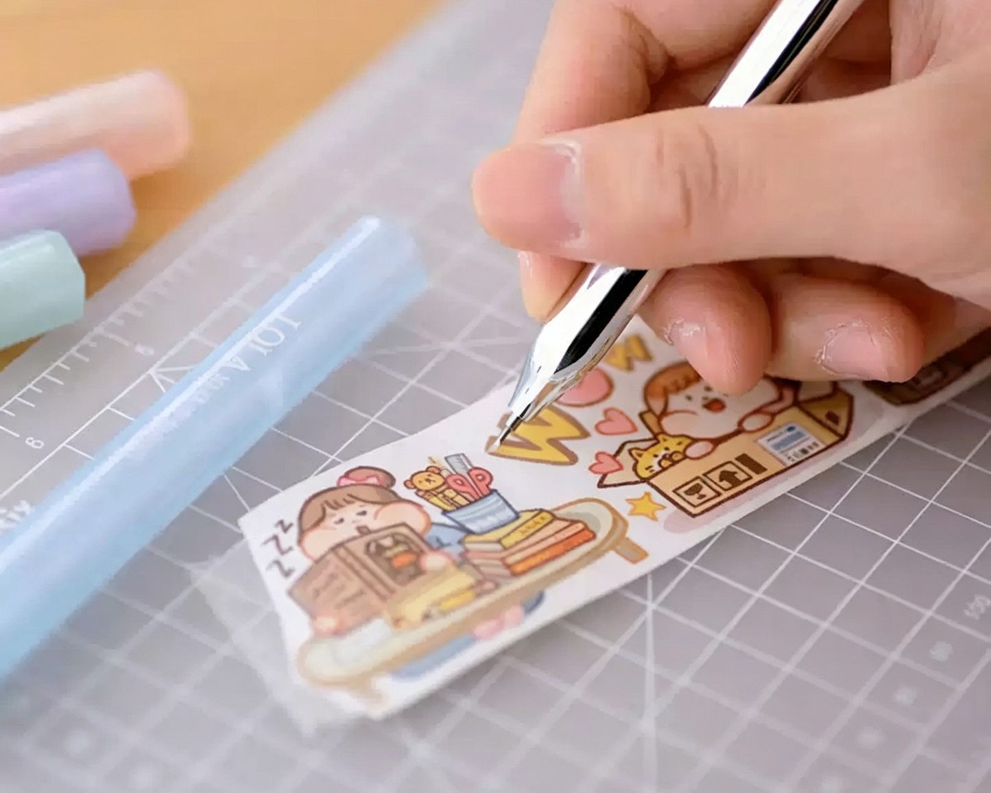Translucent Cutting Mat for Journaling, Scrapbooking and DIY