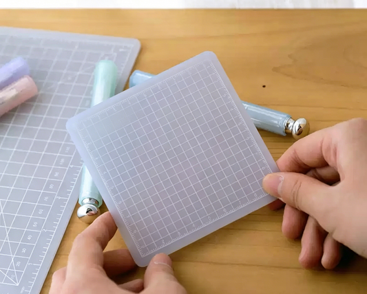 Non glare anti slip cutting mat for planner crafts stationery trimming and collage work
