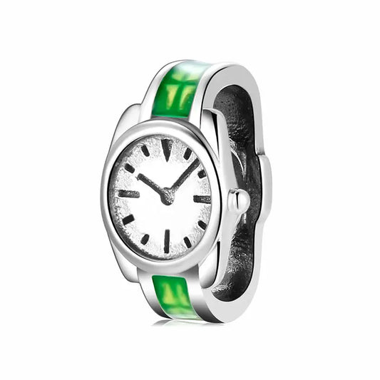 Watch Charm Bead in Sterling Silver Kozy Lumiere