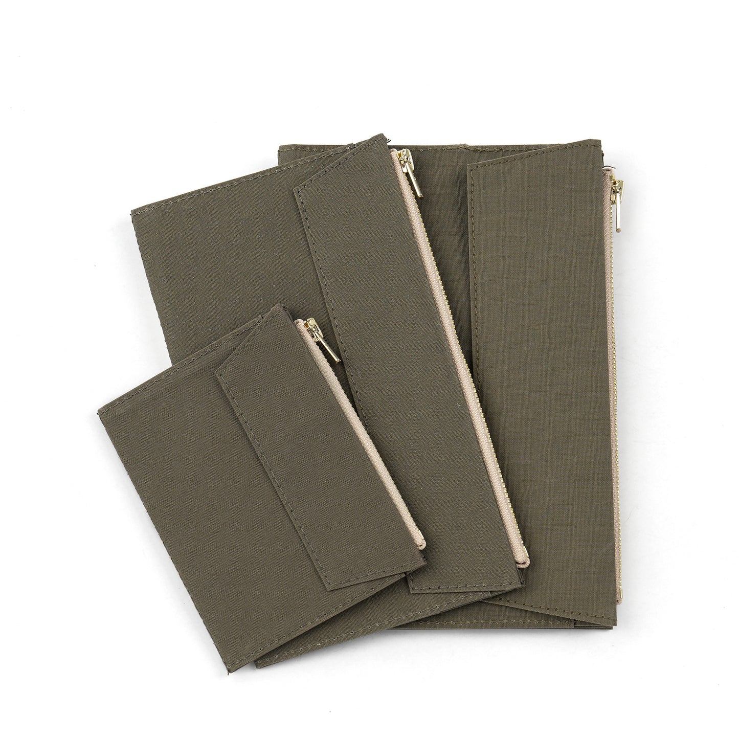 Durable Canvas Zipper Pouch for TN | Multi-Pocket Organizer & Cardholder | Travel Journal Must-Have Accessory
