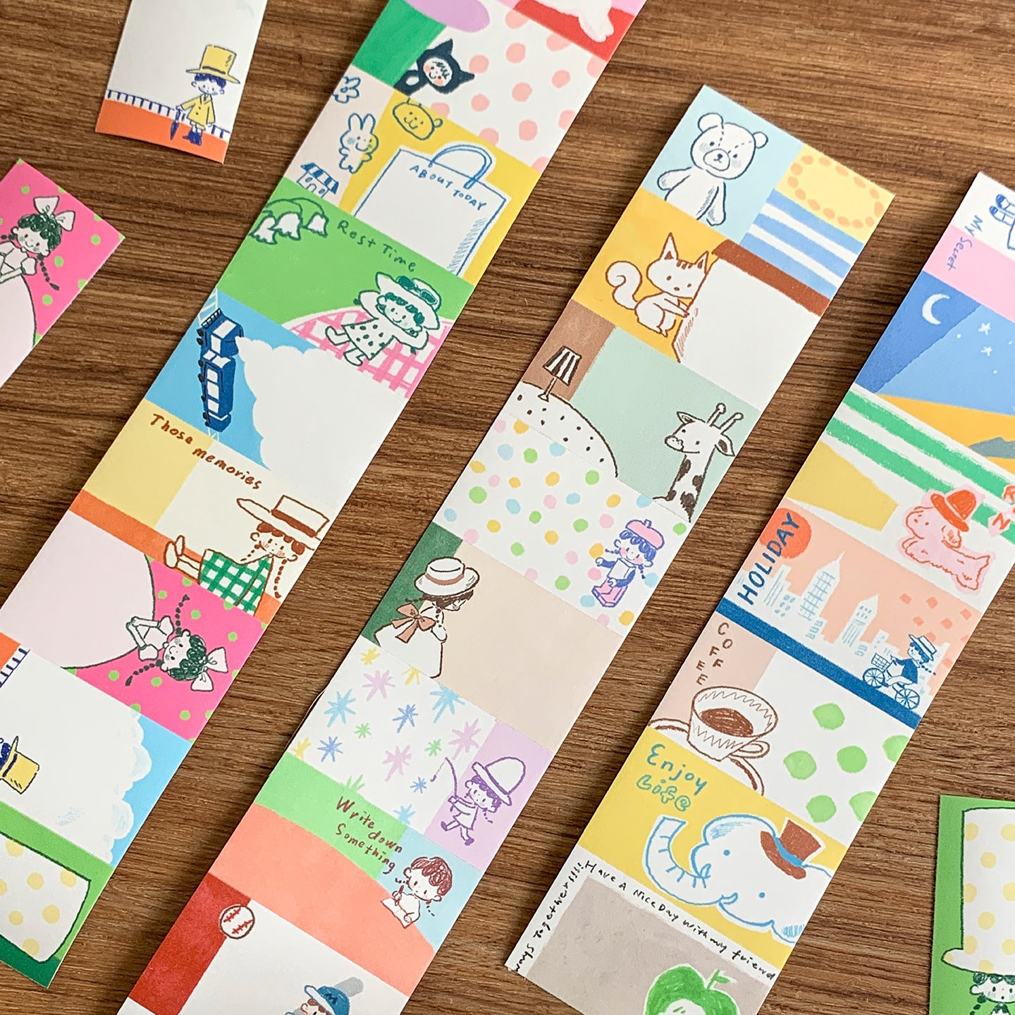 Pencil Story writing paper tape style