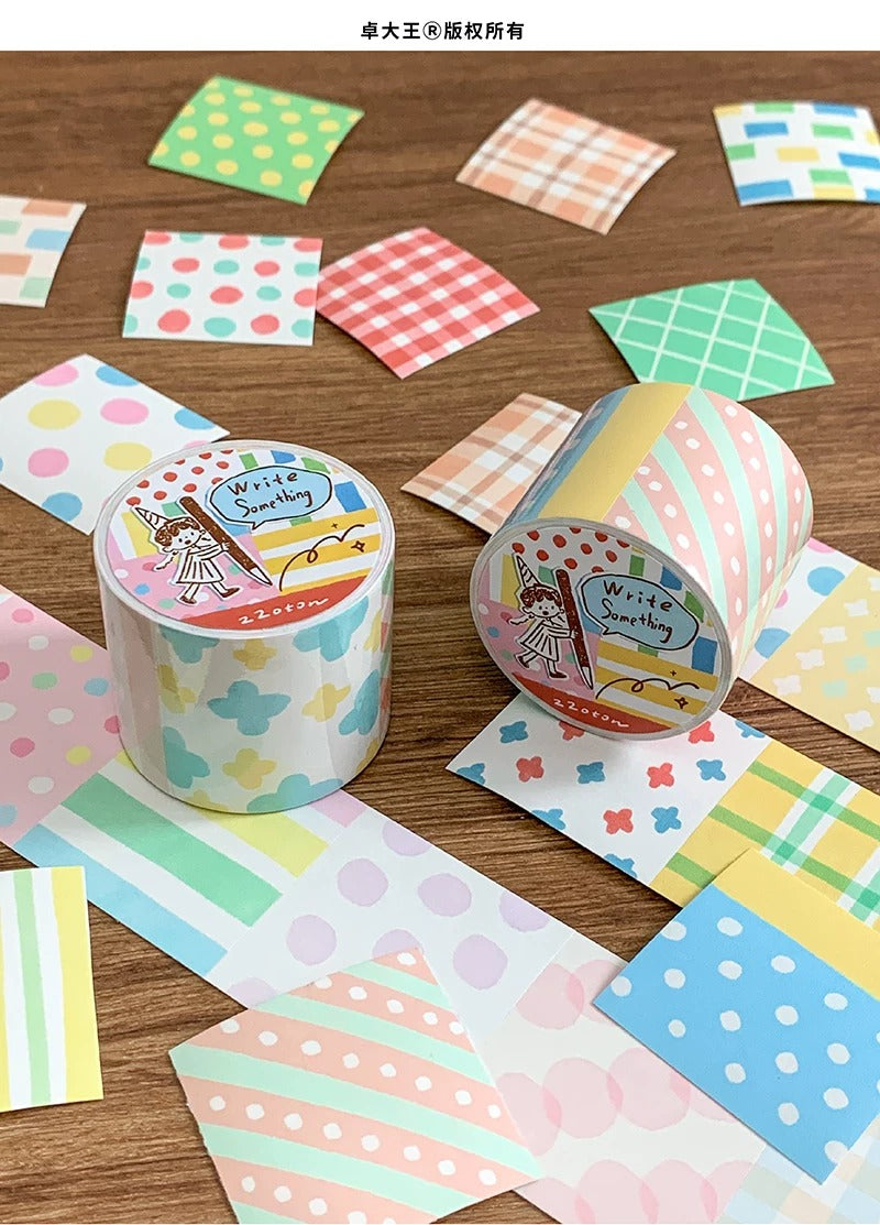Write Something Sticker Roll - Die-Cut Writing Paper image 3
