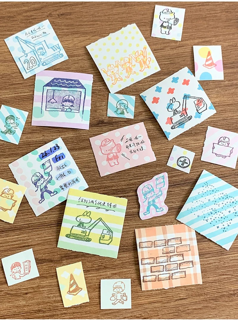 Write Something Sticker Roll - Die-Cut Writing Paper image 4
