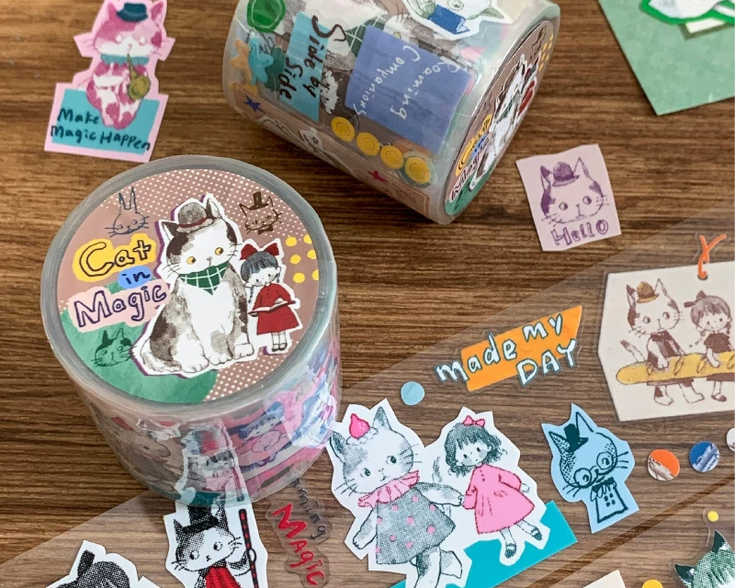 Cat Magic Tape Roll - PET Die-Cut image 1