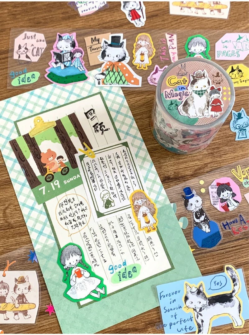 Cat Magic Tape Roll - PET Die-Cut image 2