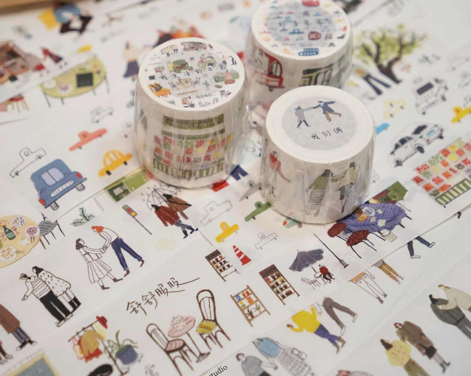 Everyday Stories Tape Roll - Kiss-Cut Washi Paper image 1