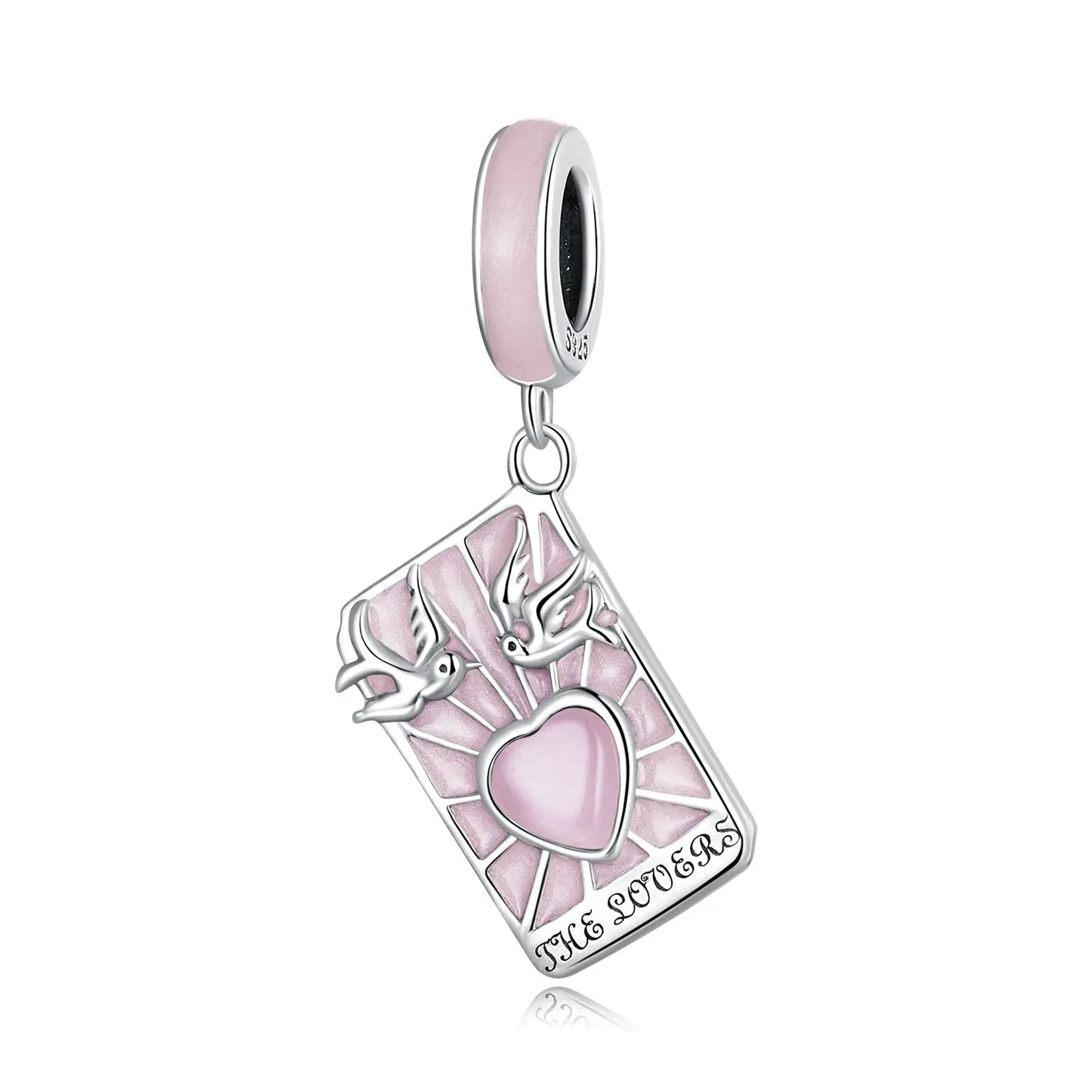 Tarot Card Dangle Charm in Sterling Silver Kozy Lumiere