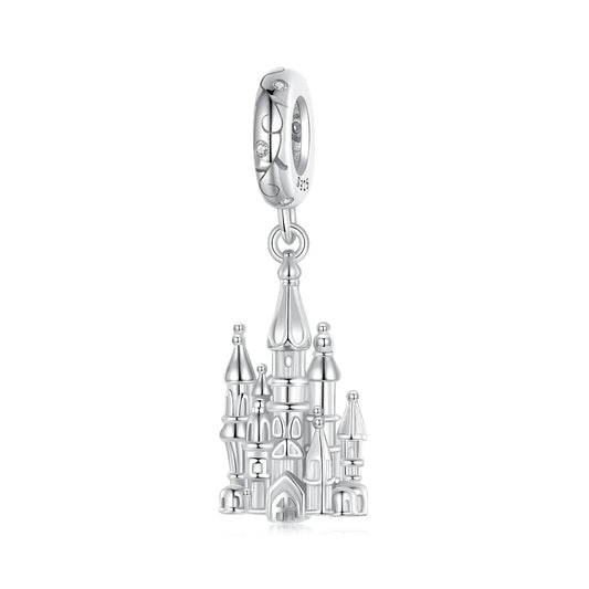 Magic Castle Dangle Charm in Sterling Silver Kozy Lumiere