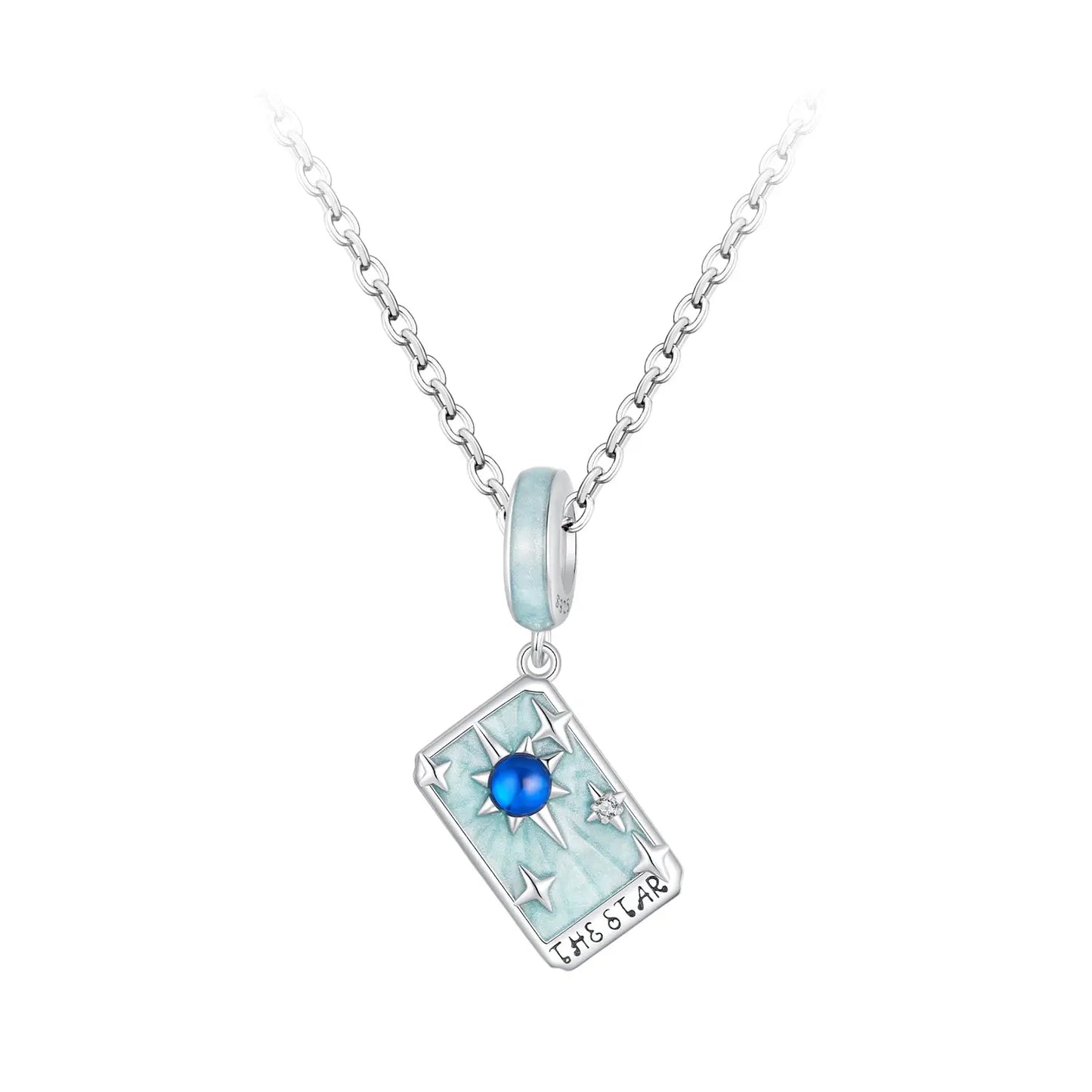Tarot Card Dangle Charm in Sterling Silver Kozy Lumiere