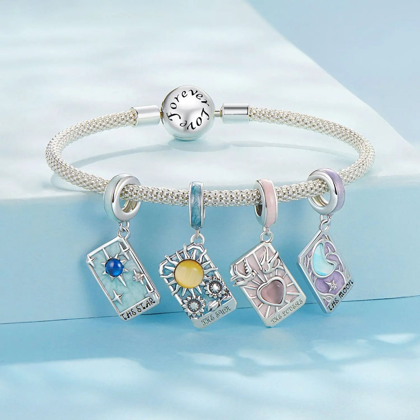Tarot Card Dangle Charm in Sterling Silver Kozy Lumiere