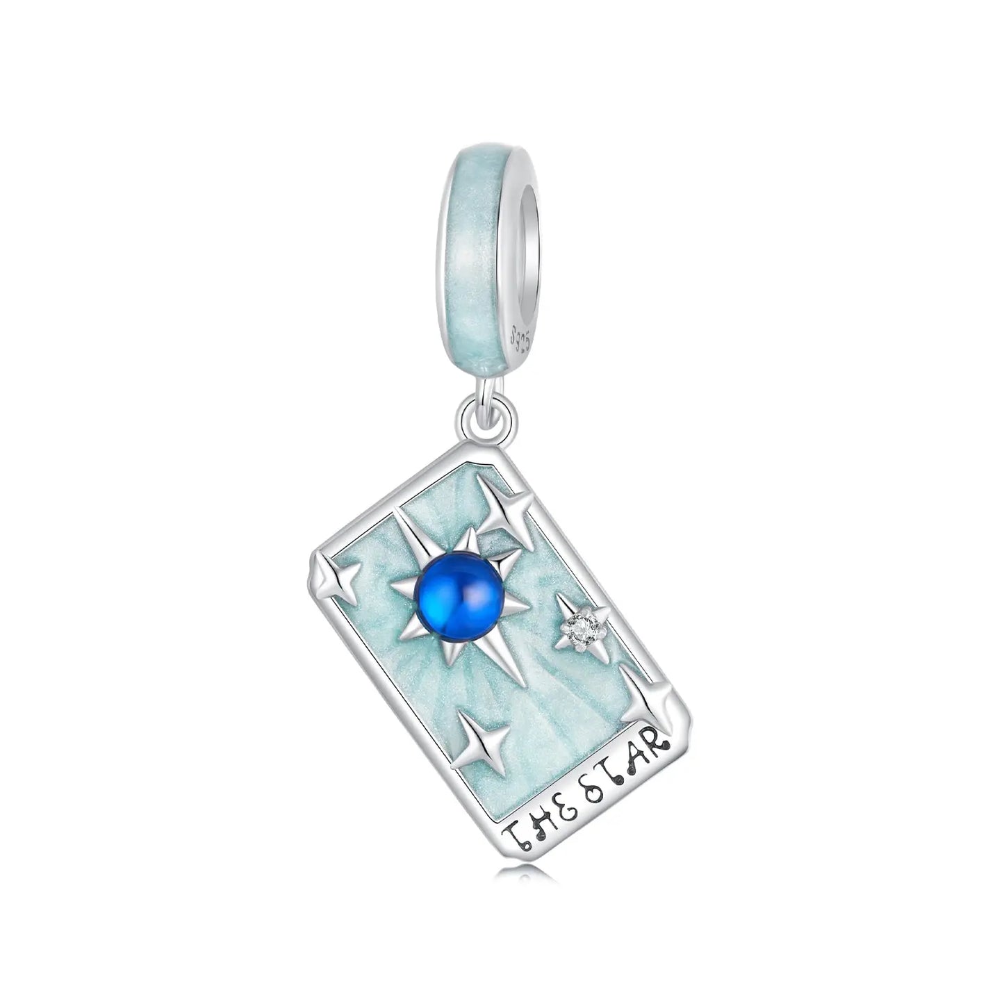 Tarot Card Dangle Charm in Sterling Silver Kozy Lumiere
