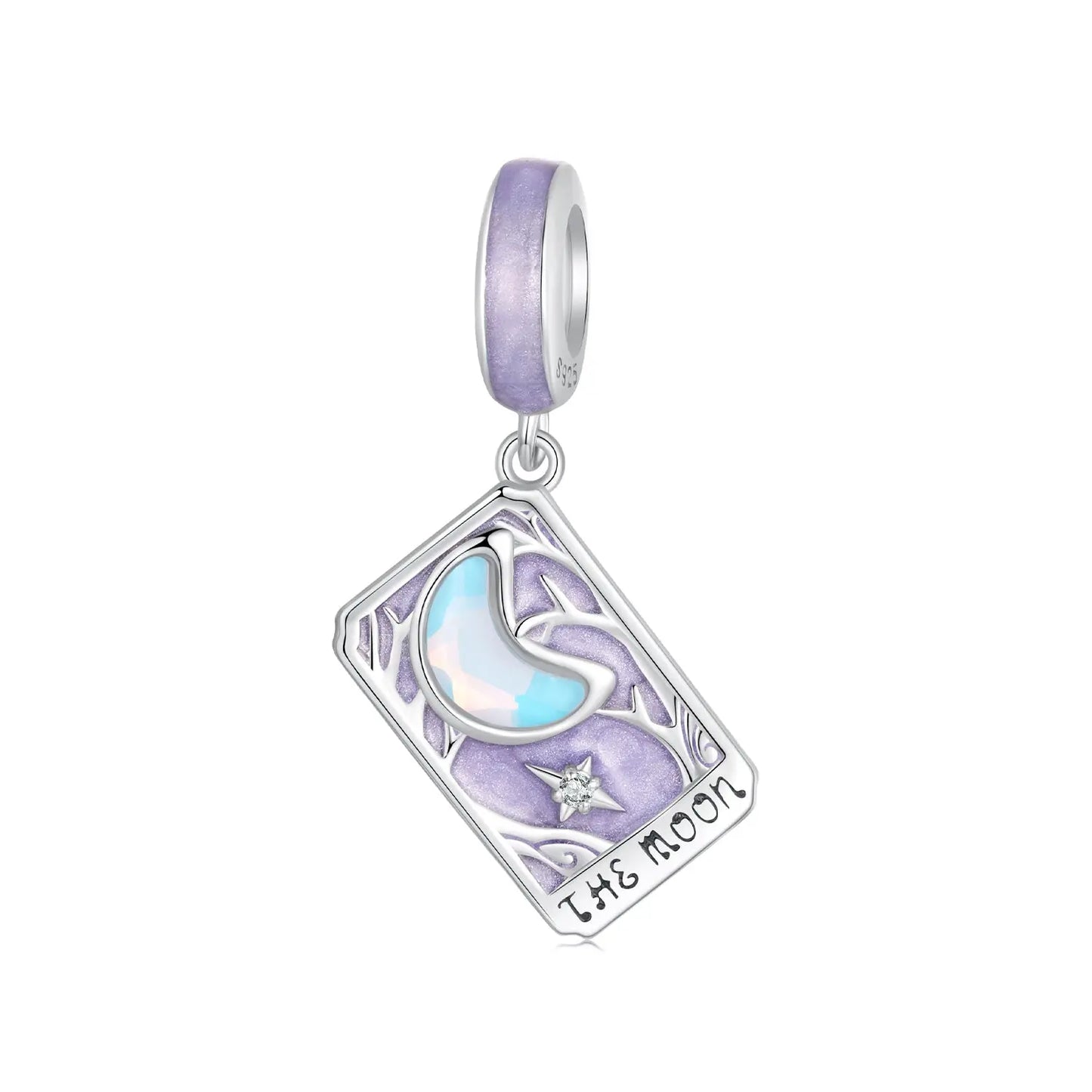 Tarot Card Dangle Charm in Sterling Silver Kozy Lumiere