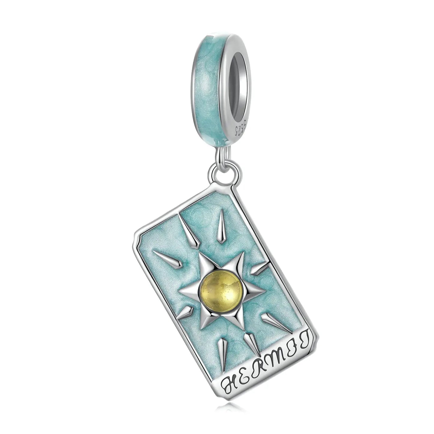 Tarot Card Dangle Charm in Sterling Silver Kozy Lumiere