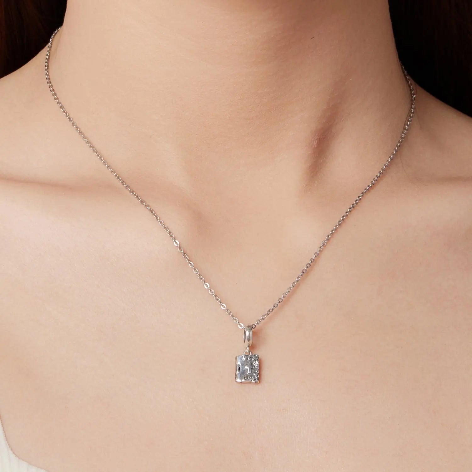 Openable Bible Cross Dangle Charm in Sterling Silver Kozy Lumiere
