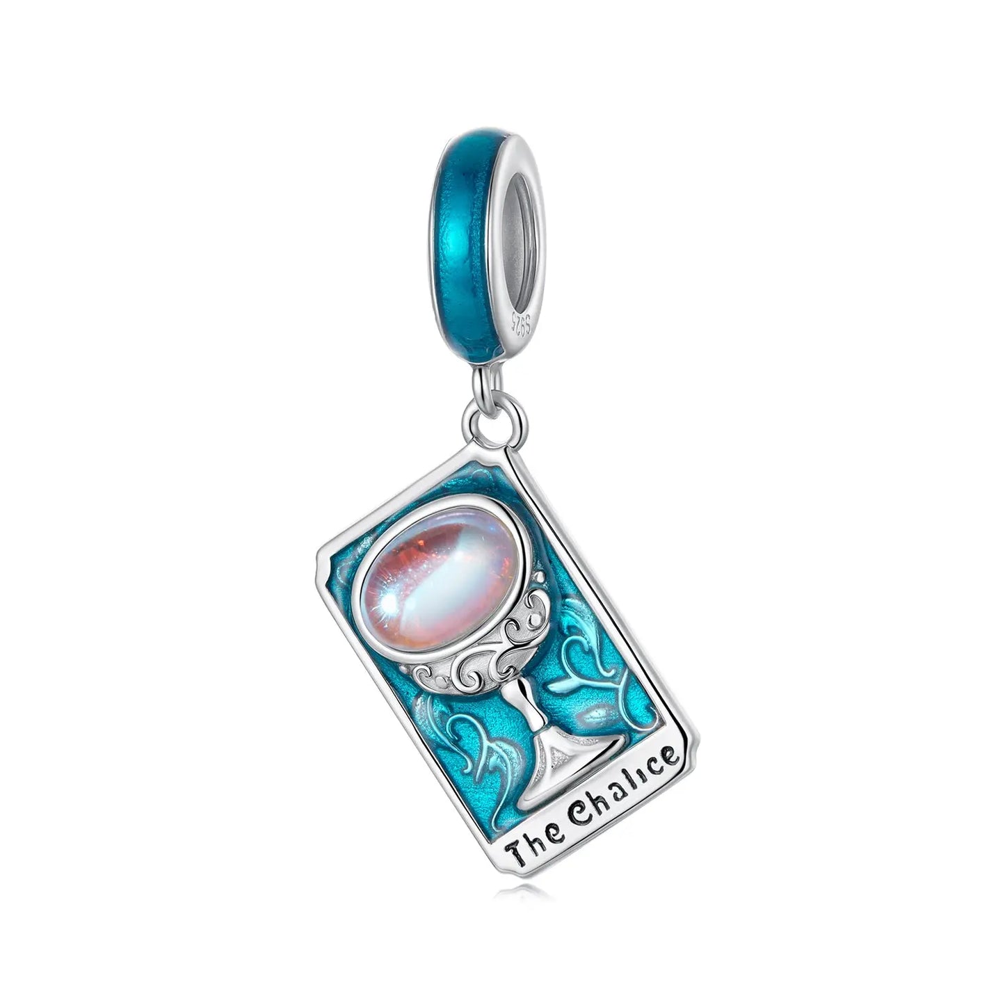 Tarot Card Dangle Charm in Sterling Silver Kozy Lumiere