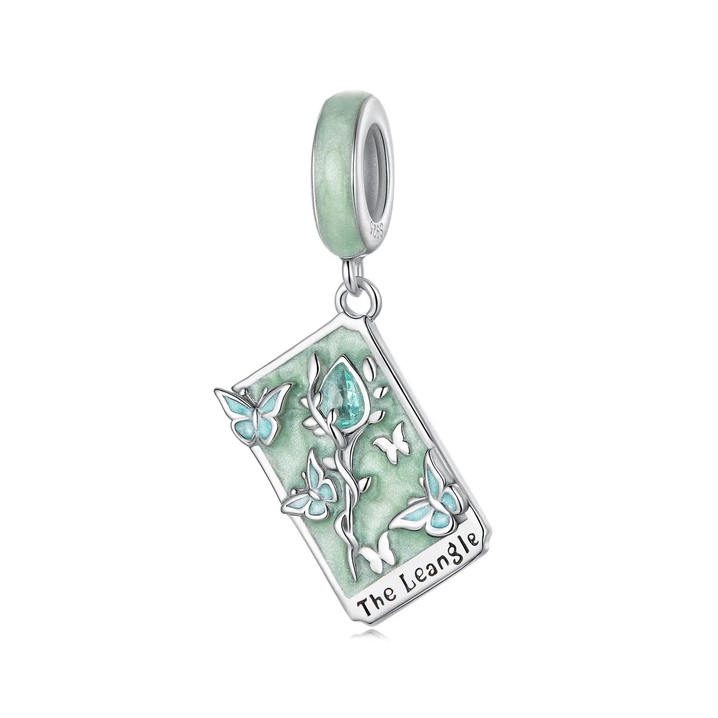 Tarot Card Dangle Charm in Sterling Silver Kozy Lumiere